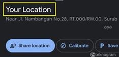 Cara Mengetahui Alamat Lengkap Lokasi Saya Saat Ini